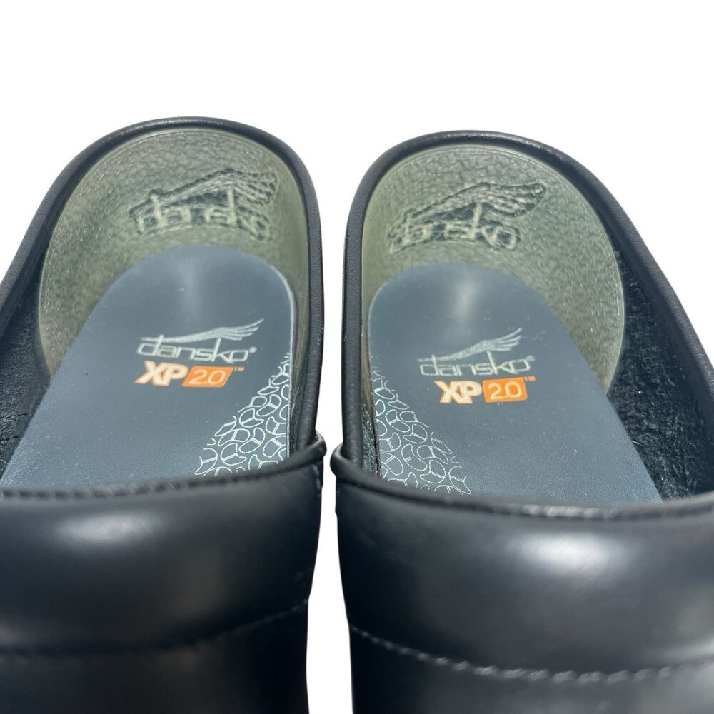 Dansko XP 2.0 Professional Clogs US 6.5 EU 37 Black Leather Comfort Slip On Shoe - Picture 9 of 9
